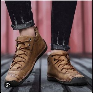 Alcubieree "5" Mens 13 US Ankle Chukka Boots Leather Hiking Sport Athleisure